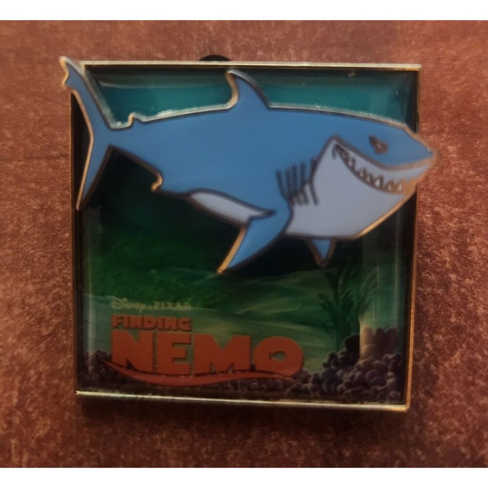 Walt Disney Pins Bruce Shark Finding Nemo Square Layer Pin 2003 Trading